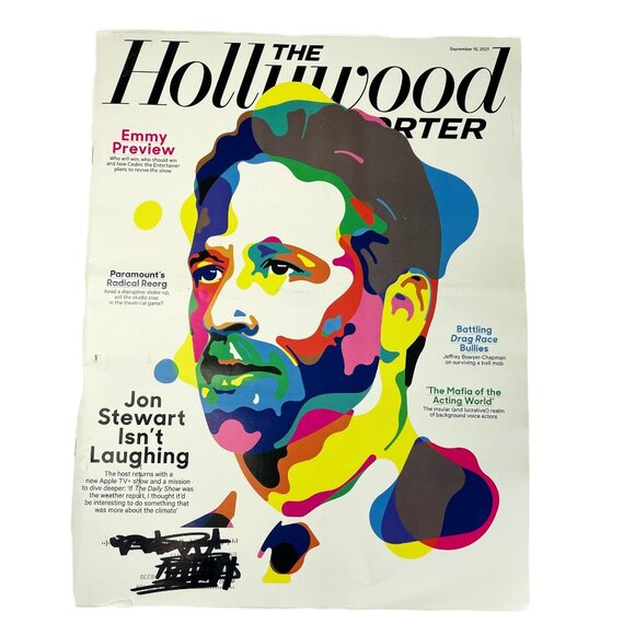 The Hollywood Reporter Magazine September 15 2021 Jon Stewart Emmy Preview u - Picture 1 of 1